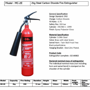 CO2 EXTINGUISHER 2KG